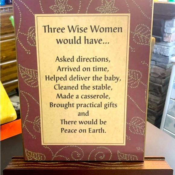 Three Wise Women Sign - Hobby Lobby Easel - Wall Hanger, Pre-Owned - Picture 6 of 8